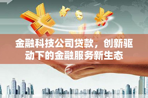 平谷金融科技公司贷款，创新驱动下的金融服务新生态