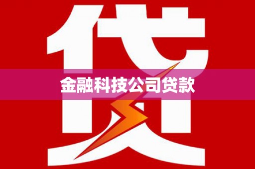 平谷金融科技公司贷款