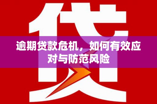 平谷逾期贷款危机，如何有效应对与防范风险