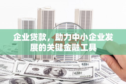 平谷企业贷款，助力中小企业发展的关键金融工具