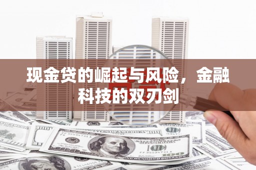 平谷现金贷的崛起与风险，金融科技的双刃剑