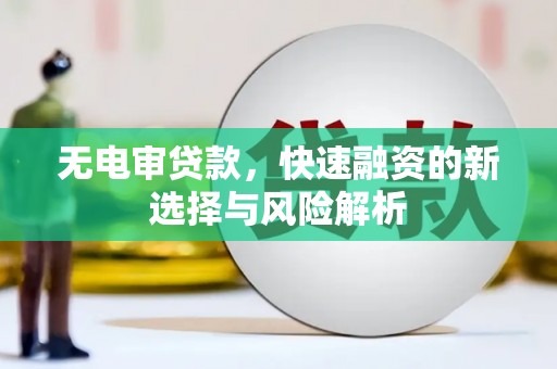 平谷无电审贷款，快速融资的新选择与风险解析