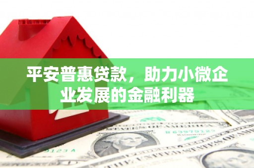 平谷平安普惠贷款，助力小微企业发展的金融利器