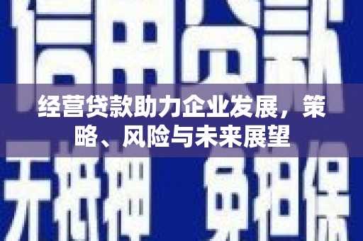 平谷经营贷款助力企业发展，策略、风险与未来展望