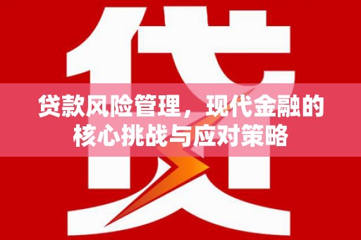 平谷贷款风险管理，现代金融的核心挑战与应对策略