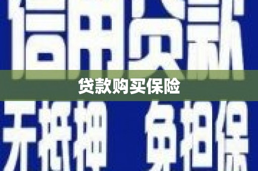 平谷贷款购买保险